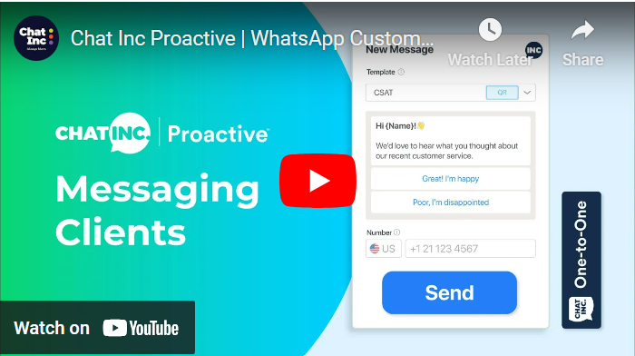 proactive - messaging